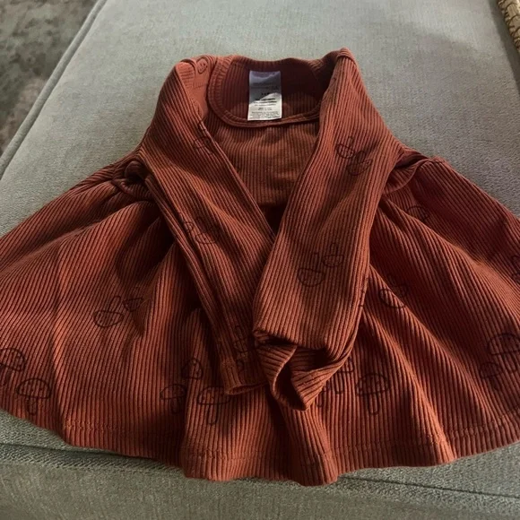 Modern Moments children’s longsleeve dress with mushrooms - Picture 3 of 3